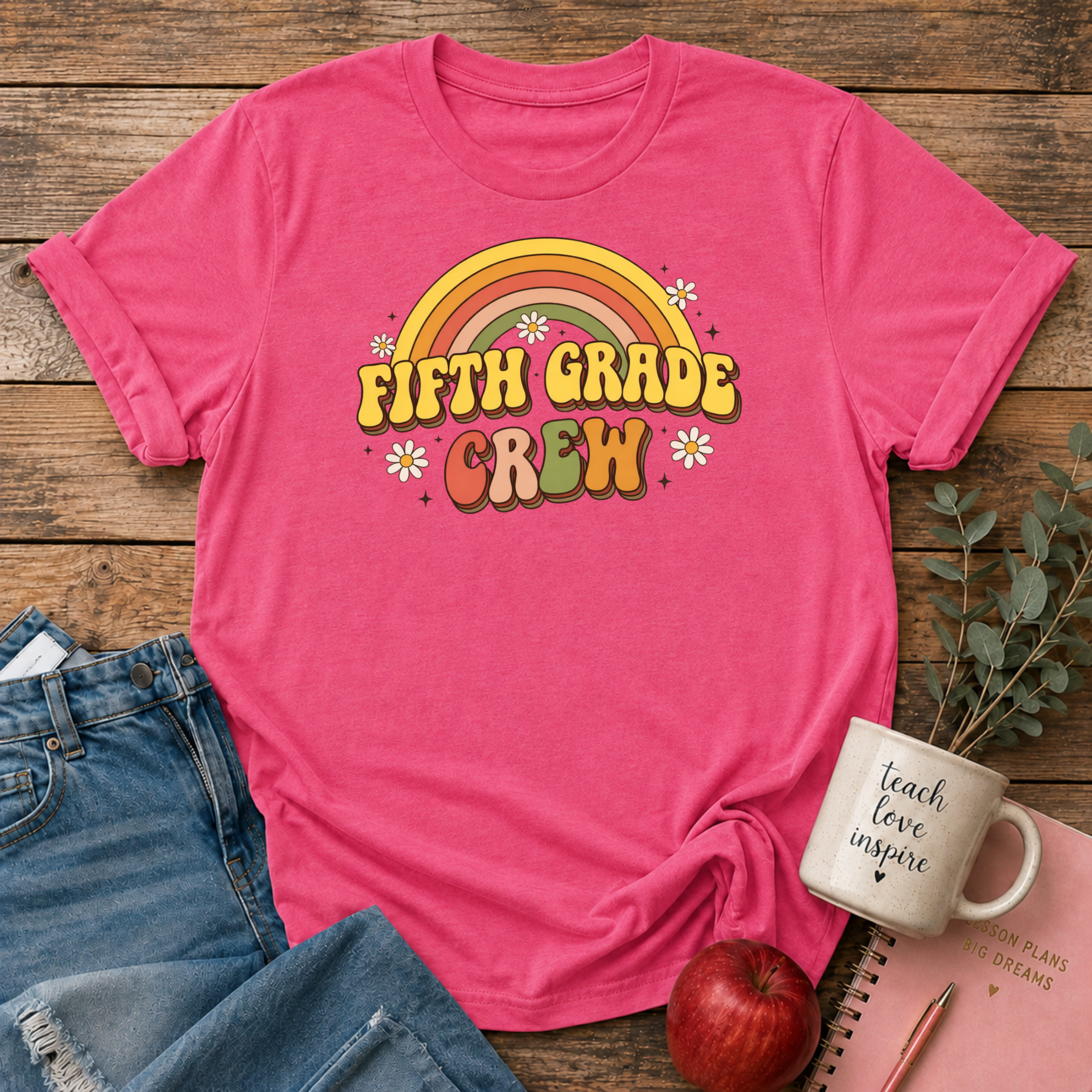Fifth Grade Retro T-shirt