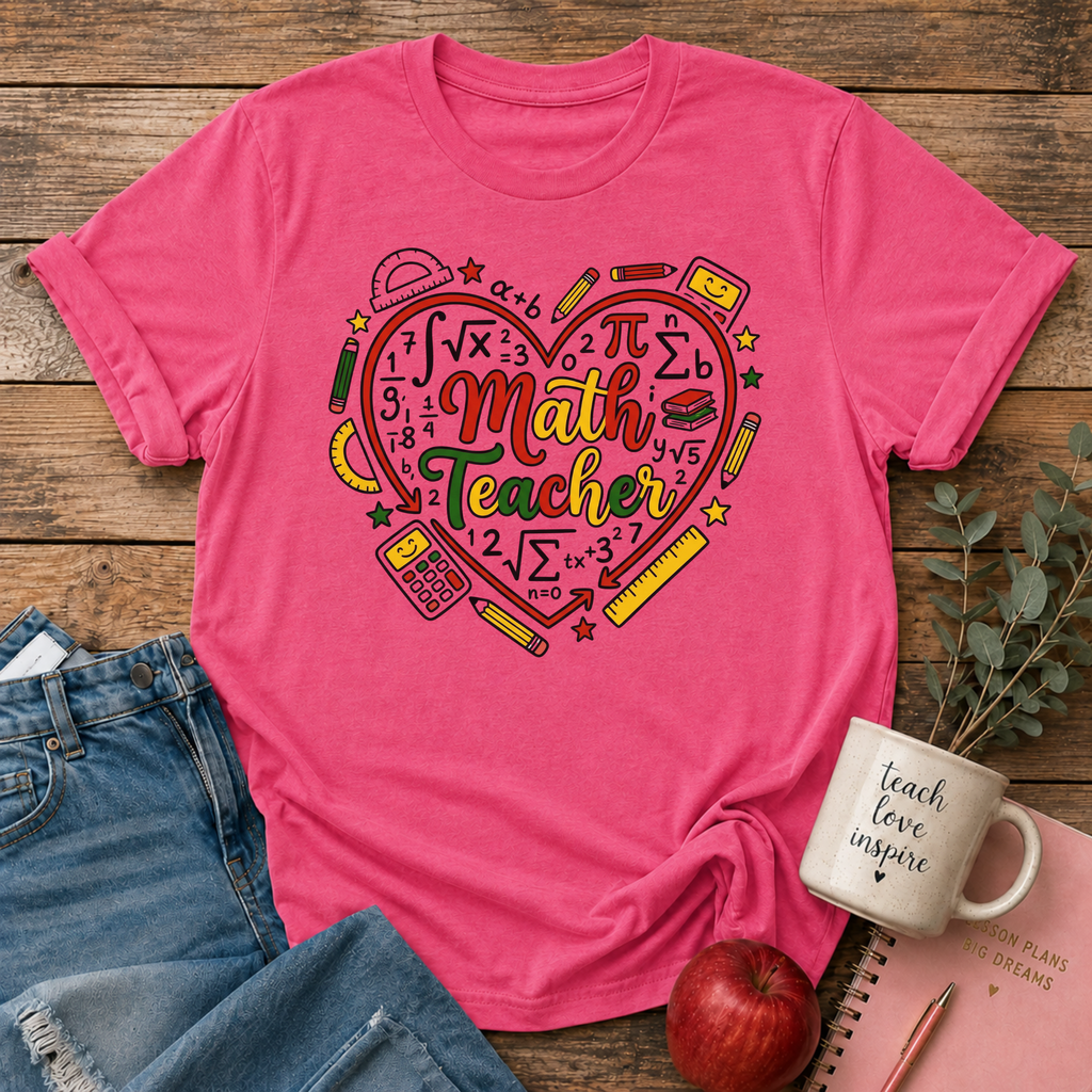 Math Teacher T-shirt
