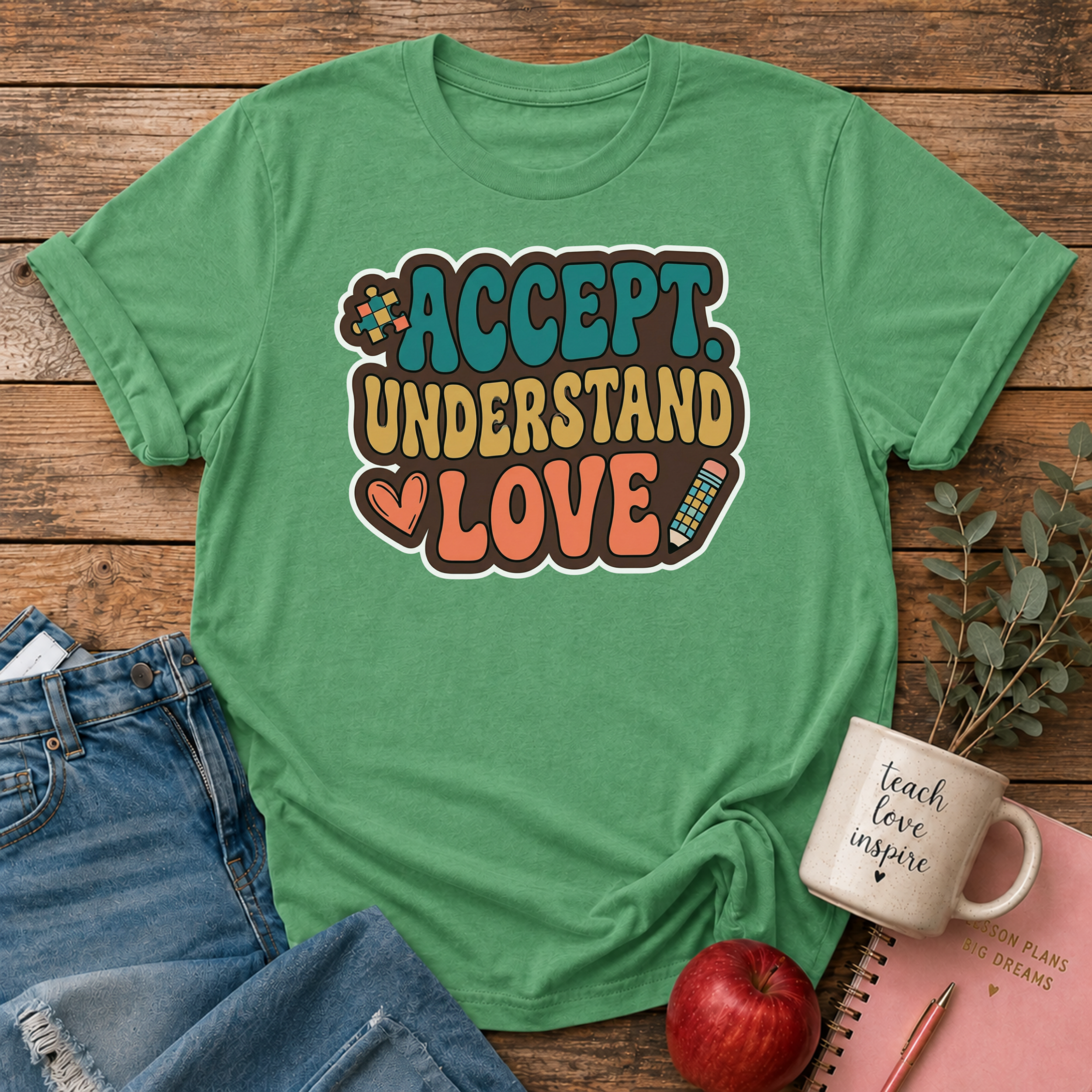 Accept Understand Love T-shirt