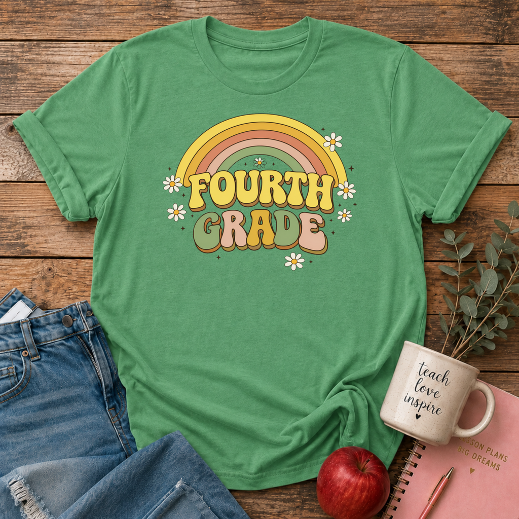 Fourth Grade Retro T-shirt