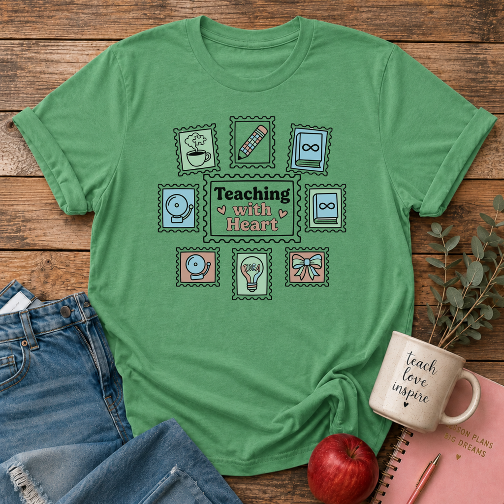 Teaching With Heart T-shirt