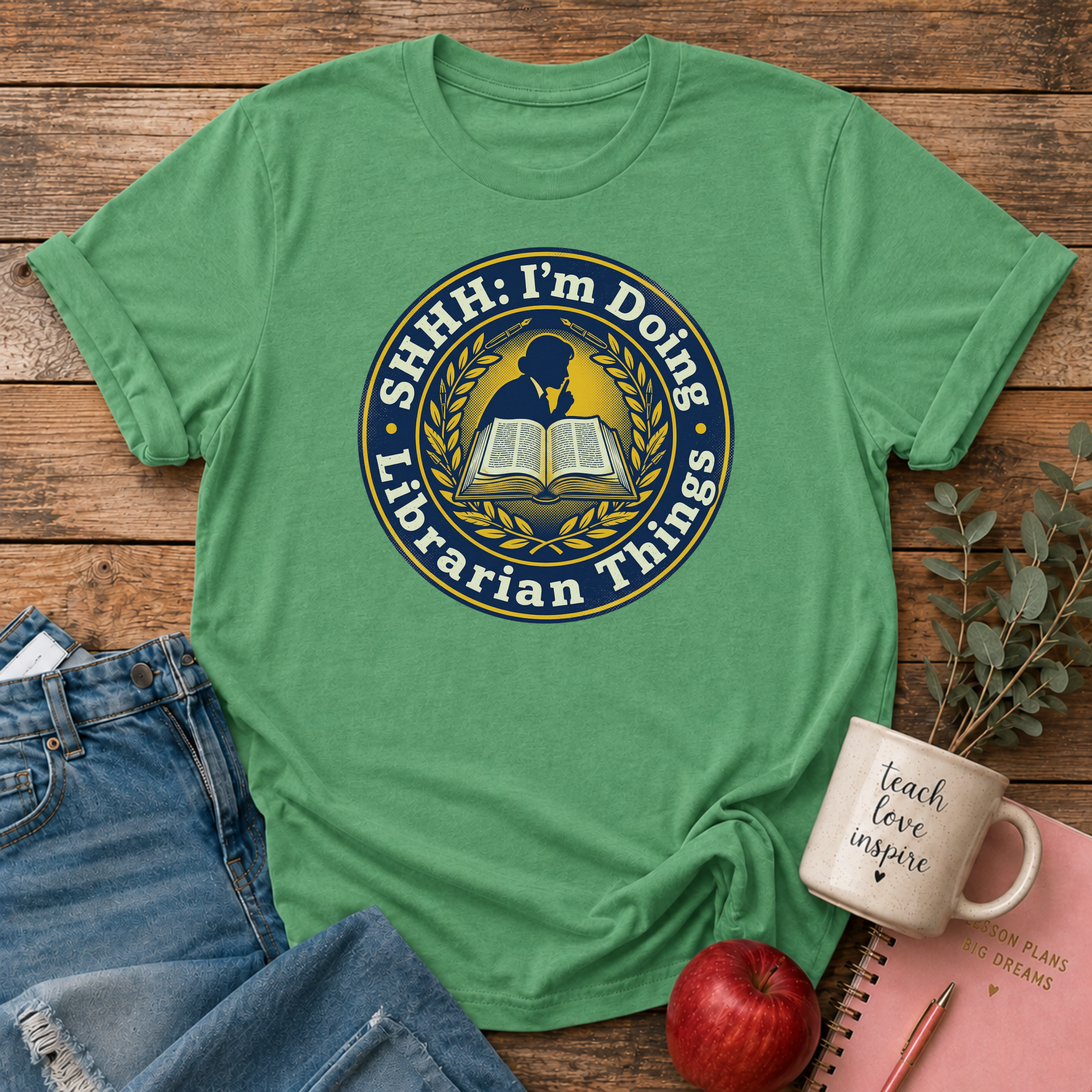 Shhh Librarian Things T-Shirt