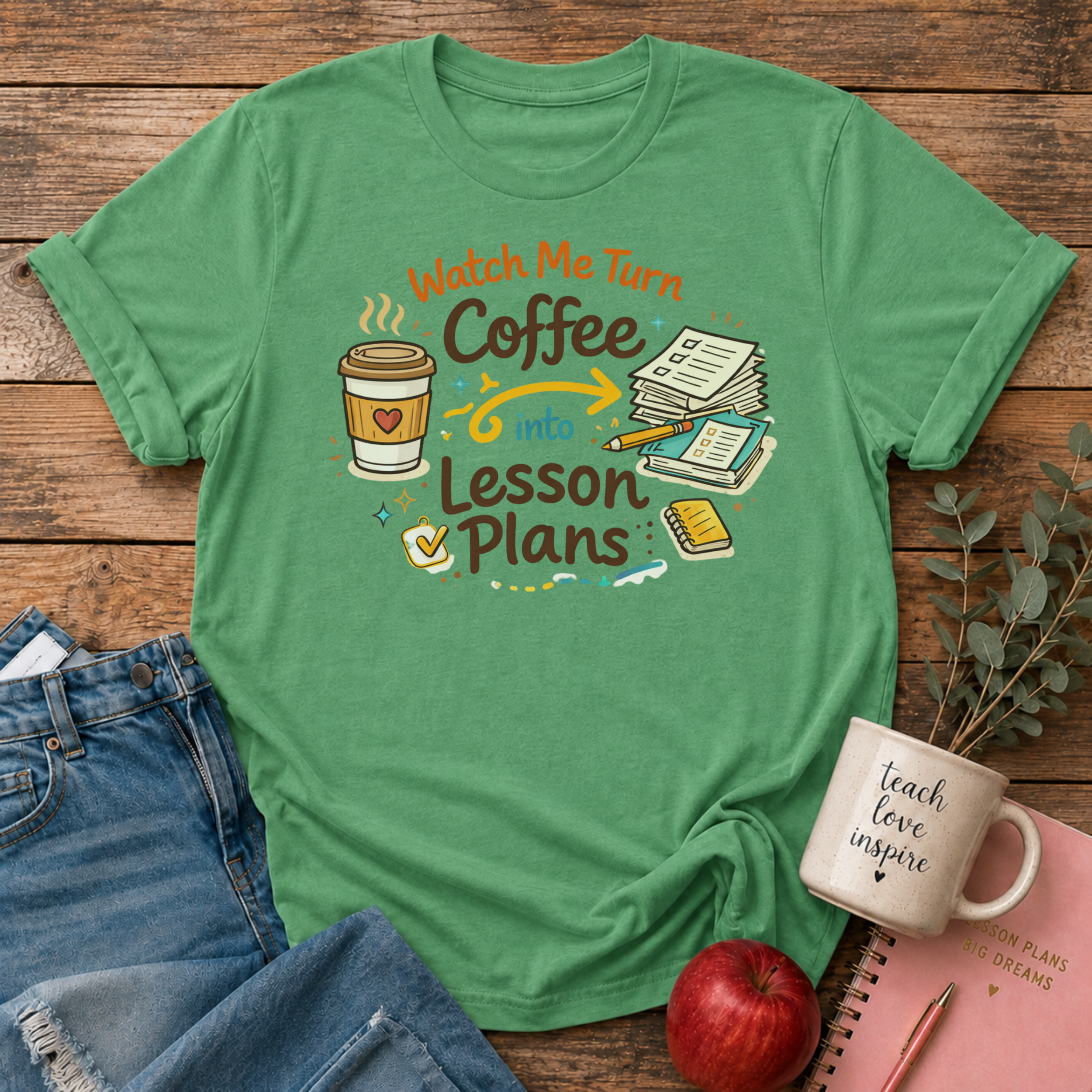 Coffee to Lesson Plans T-shirt