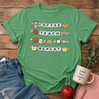 Coffee Teach Repeat T-shirt