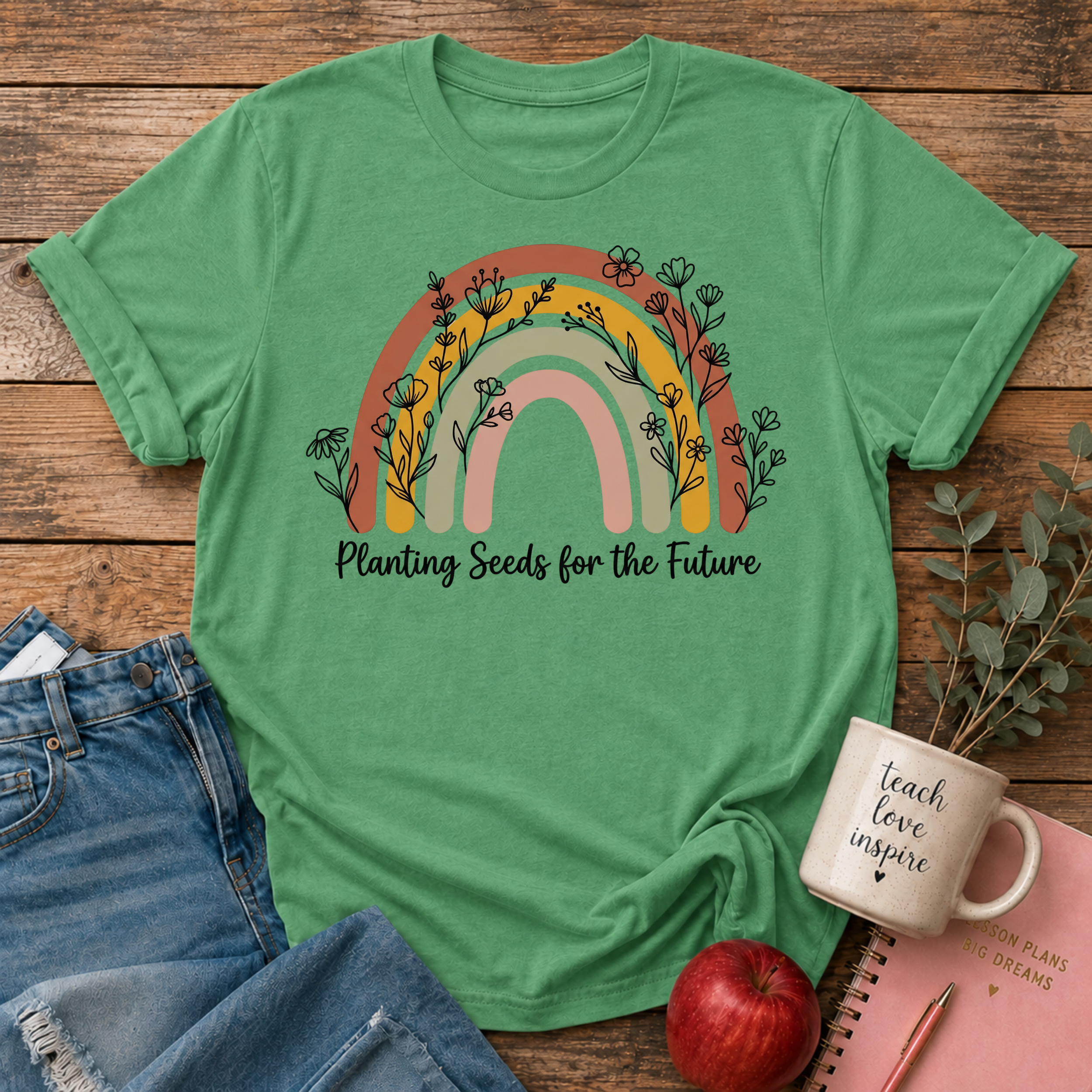 Planting Seeds Template T-shirt