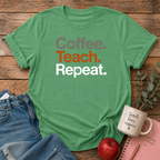 Coffee Teach Repeat T-shirt