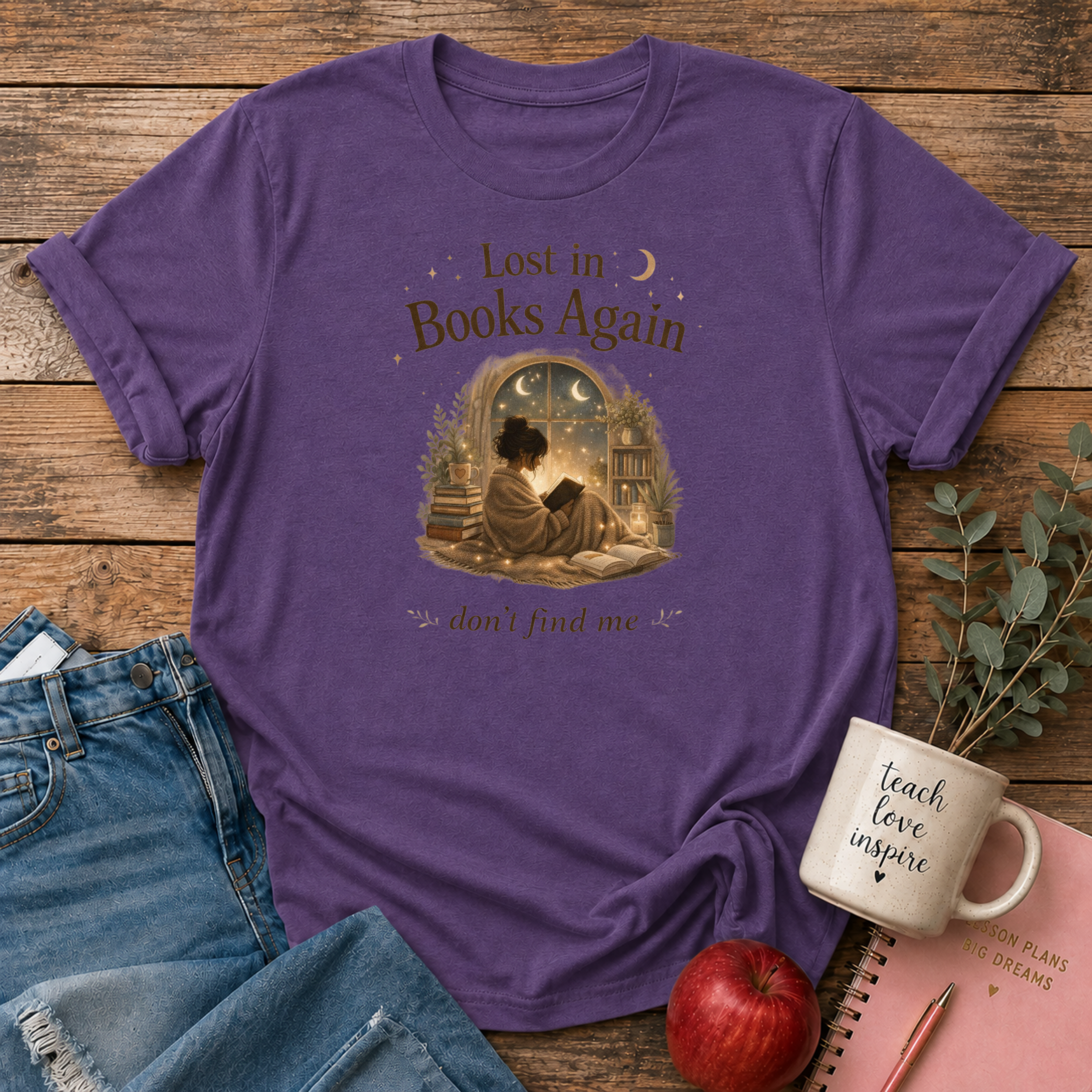 Lost in Books Again T-Shirt