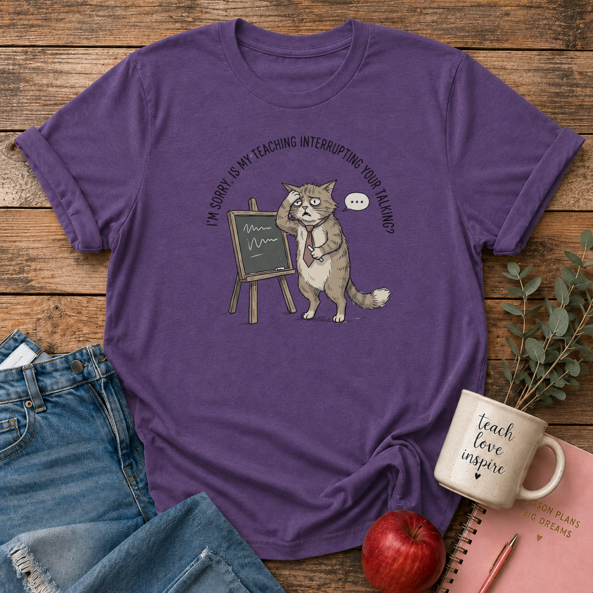 Teaching Interrupting Talking T-shirt