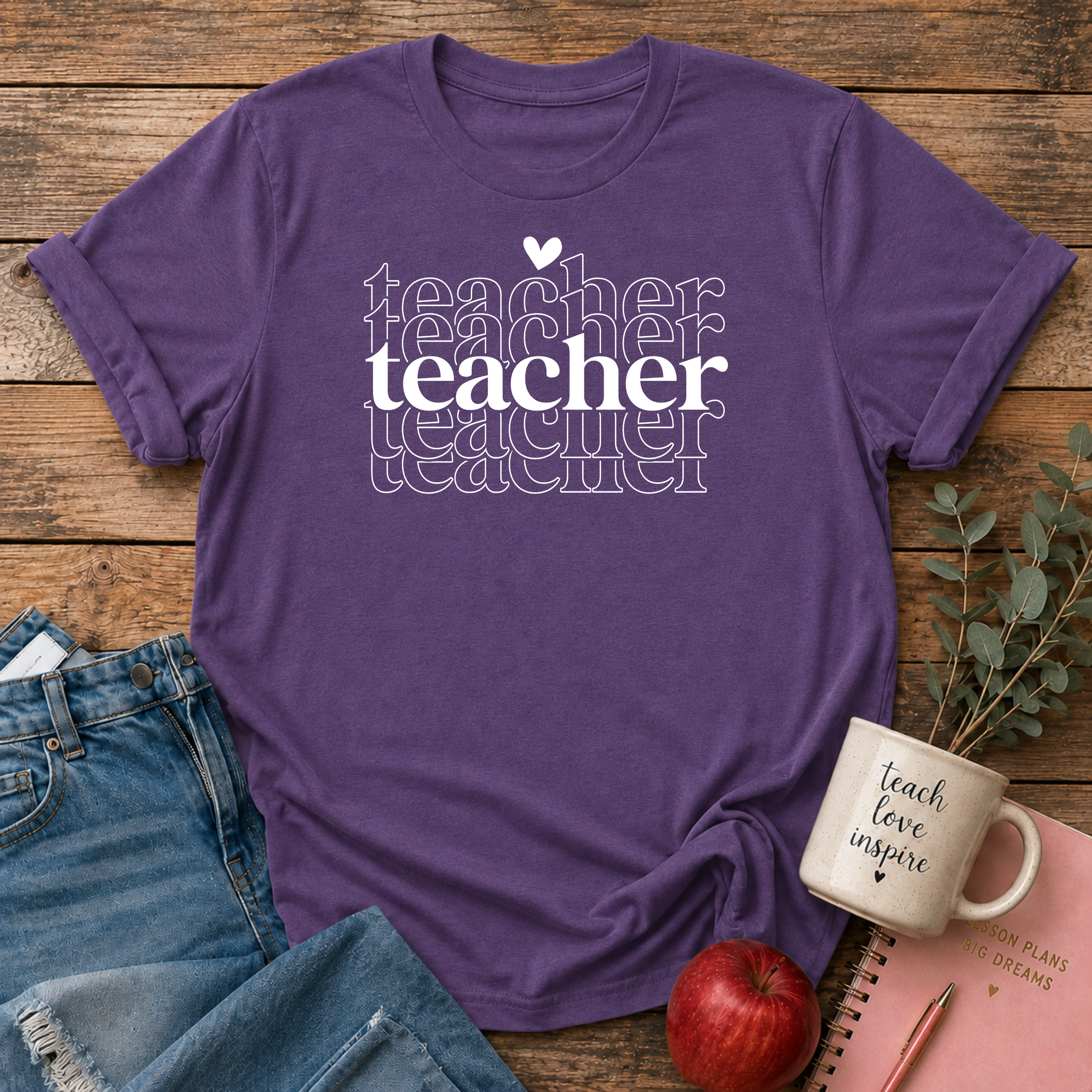 Teacher Layered T-shirt