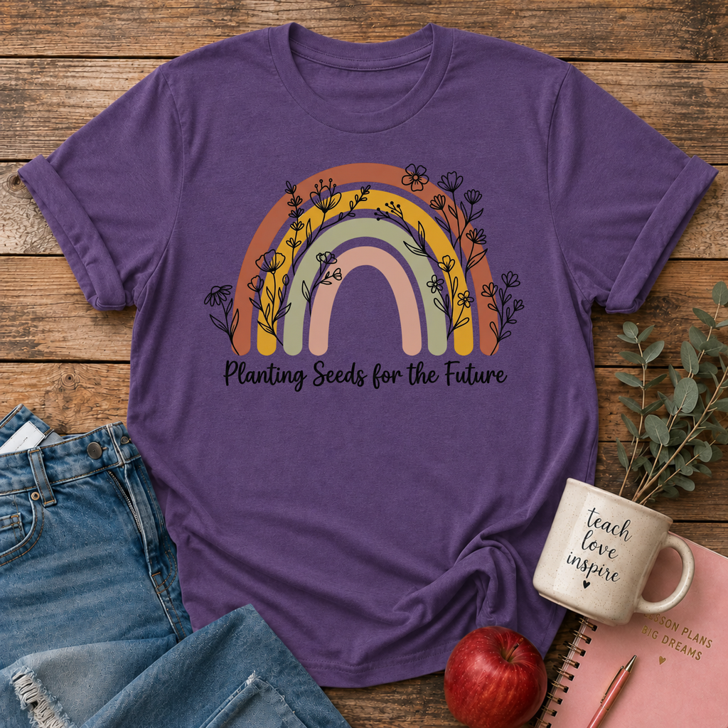 Planting Seeds Template T-shirt