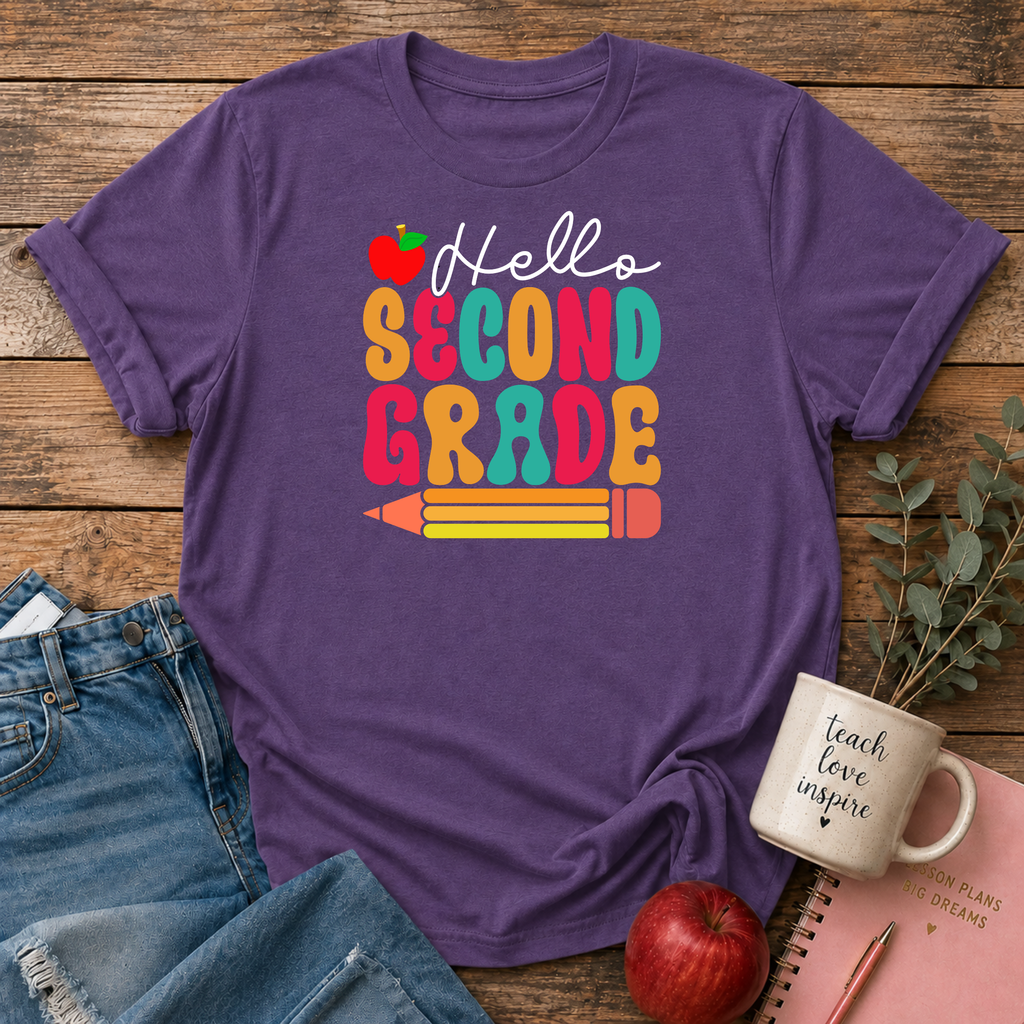 Hello Second Grade T-shirt