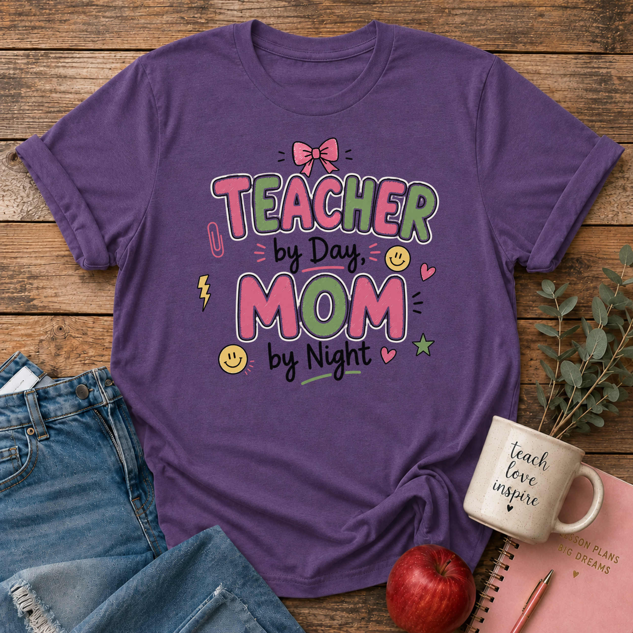 Teacher Mom T-shirt