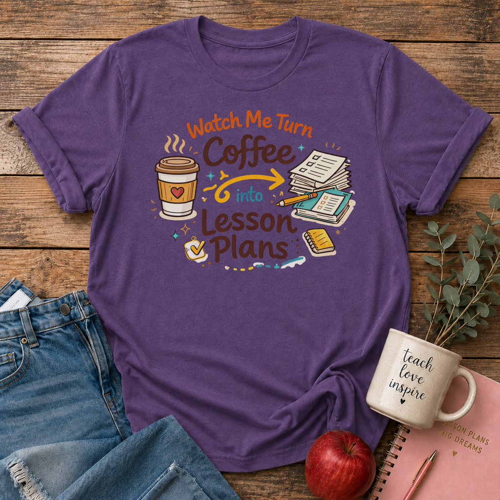 Coffee to Lesson Plans T-shirt
