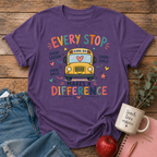 School Bus Teacher T-shirt