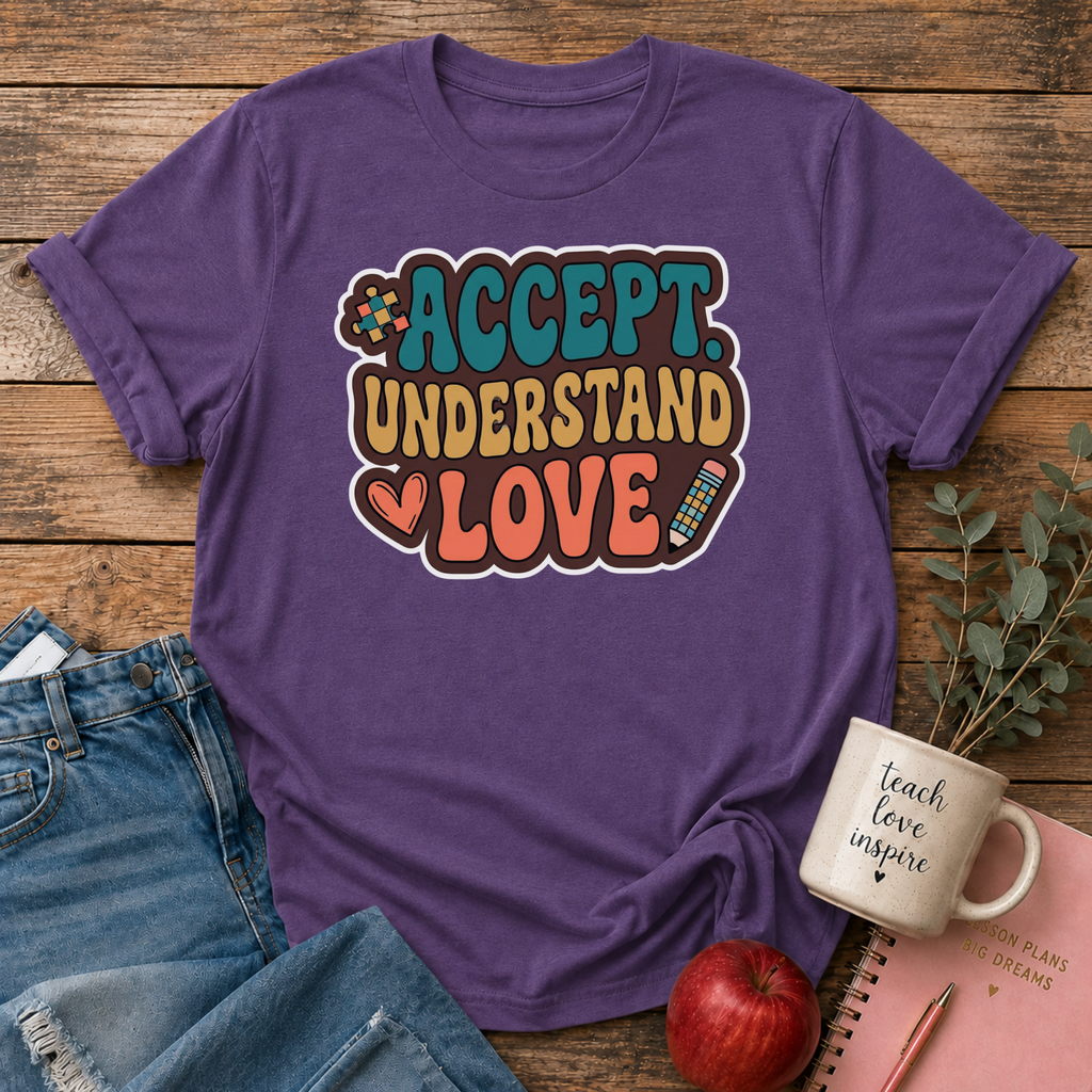 Accept Understand Love T-shirt
