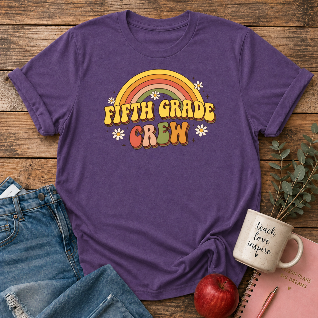 Fifth Grade Retro T-shirt