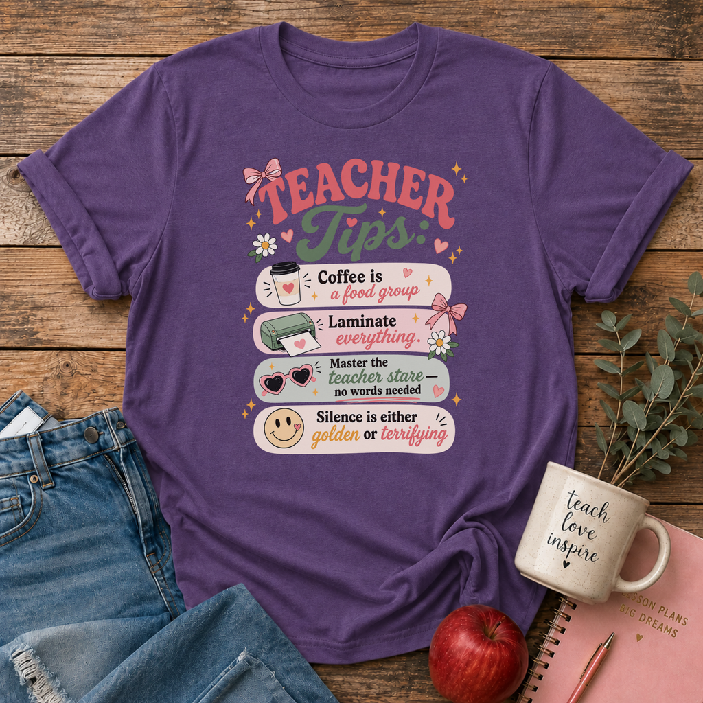 Teacher Tips T-shirt