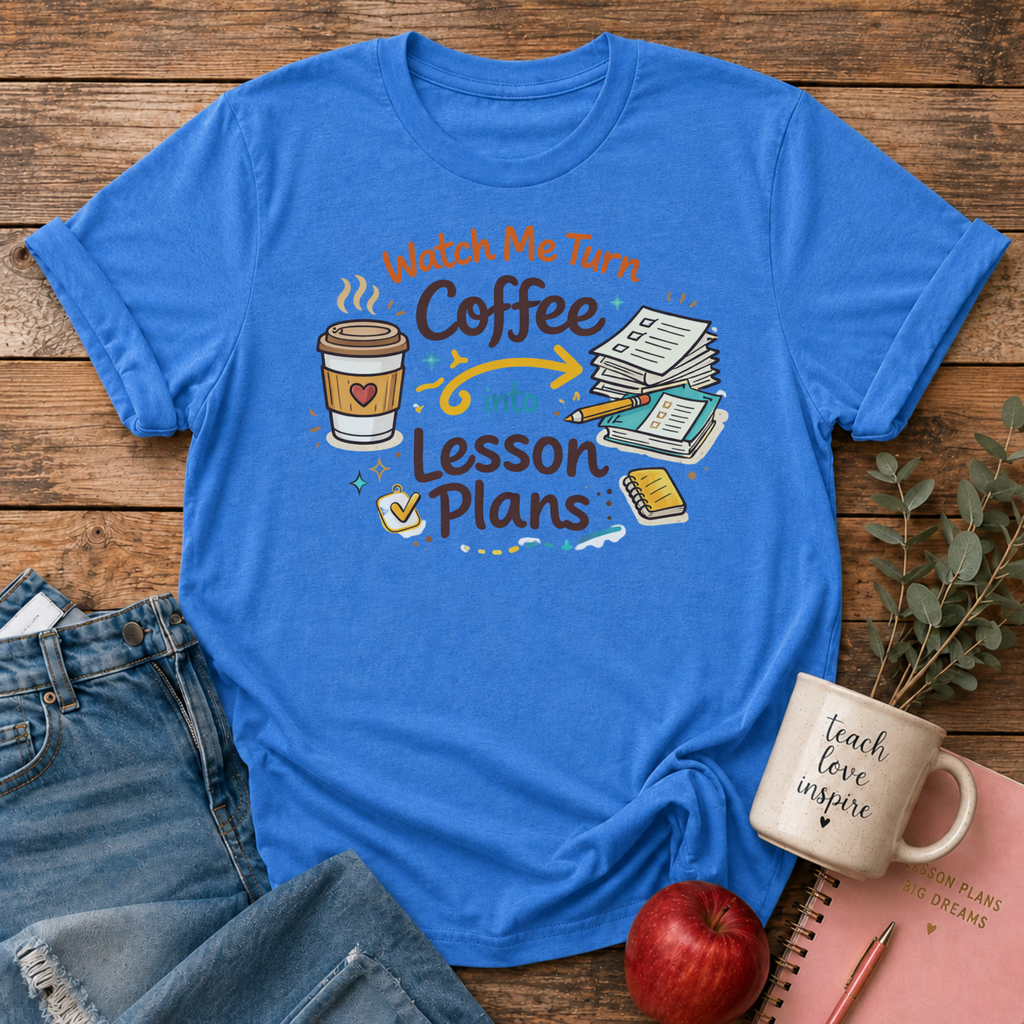 Coffee to Lesson Plans T-shirt