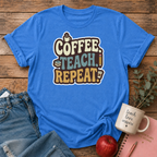 Coffee Teach Repeat T-shirt