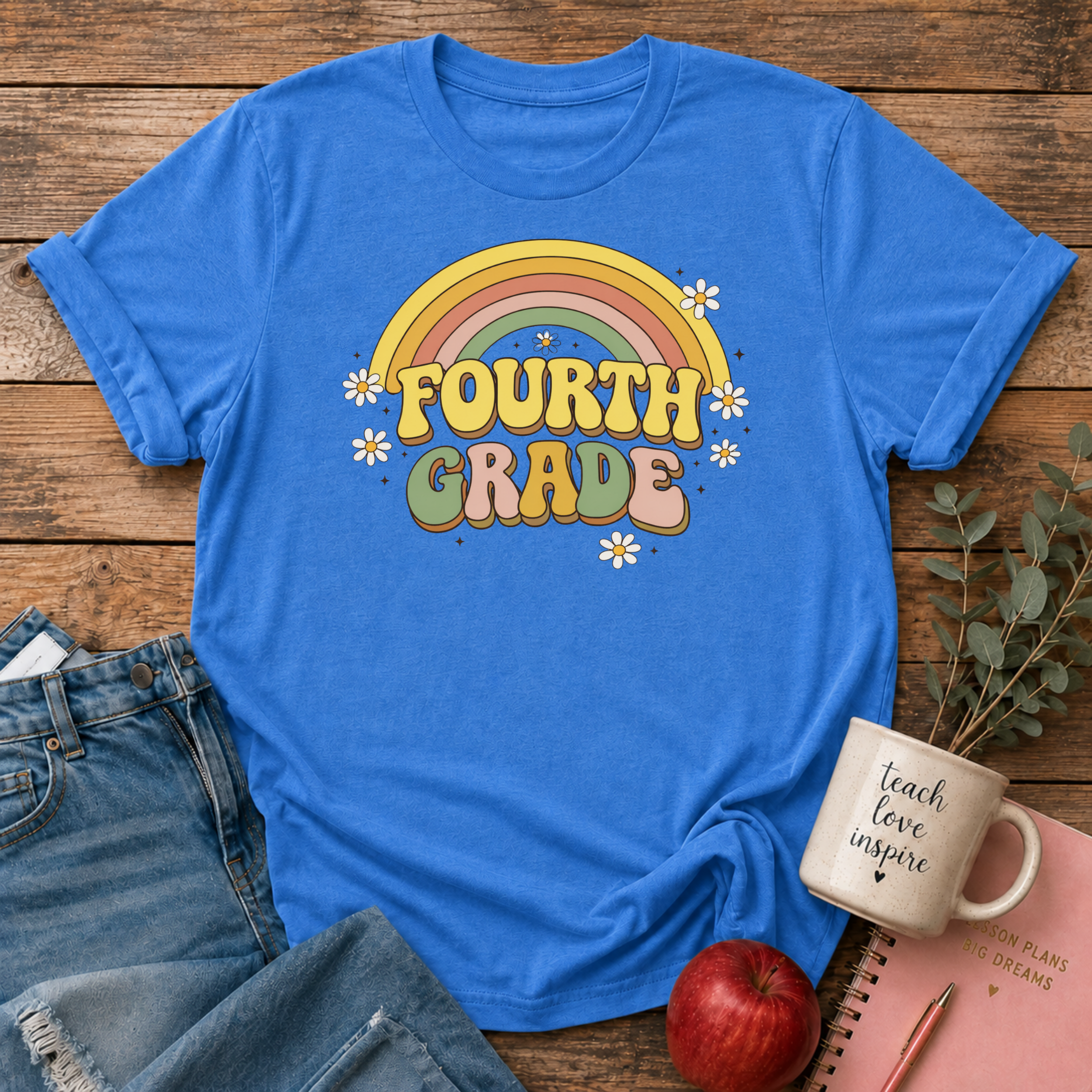 Fourth Grade Retro T-shirt