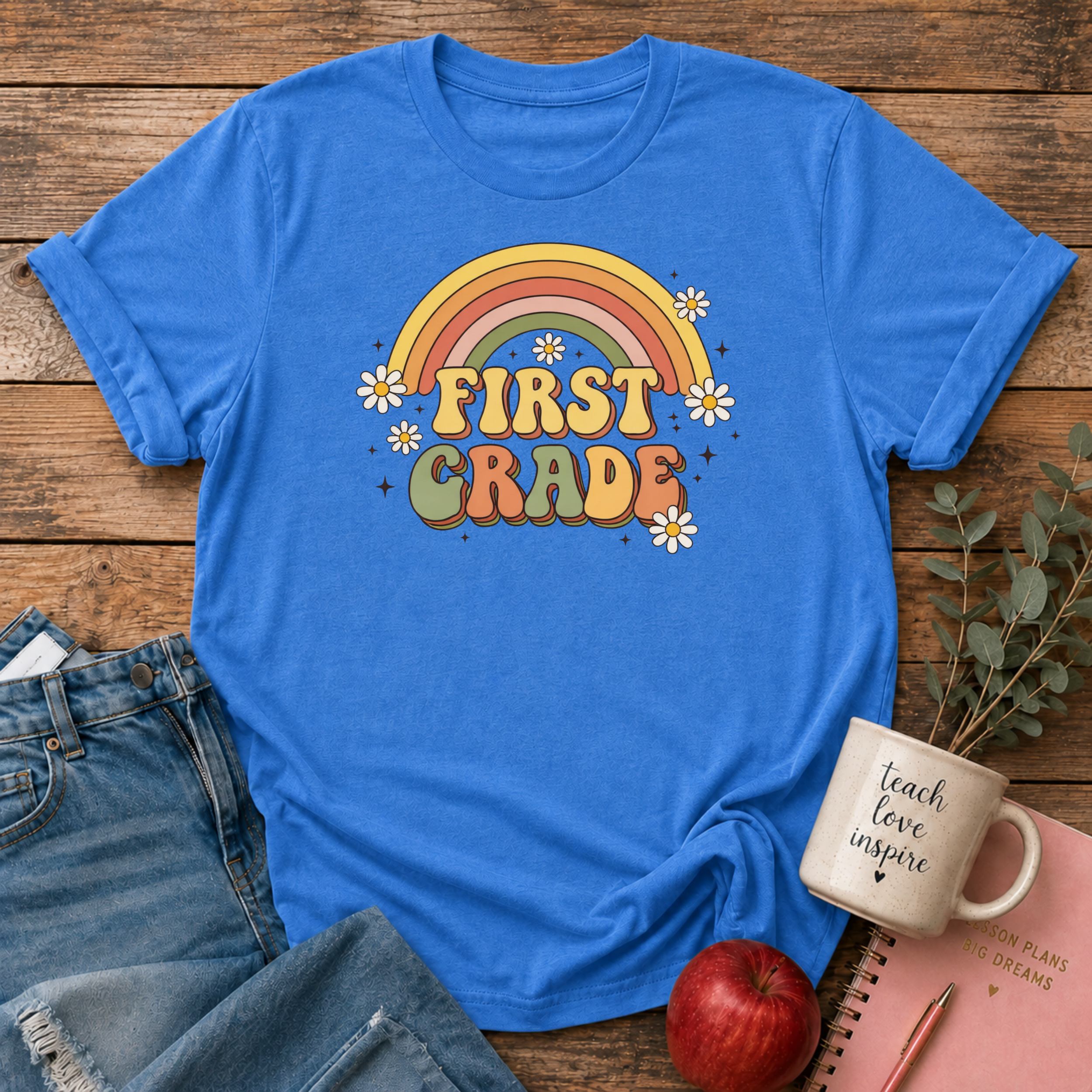 First Grade Retro T-shirt