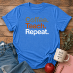 Coffee Teach Repeat T-shirt