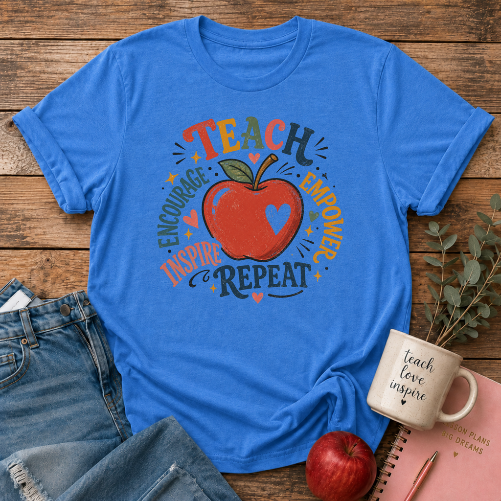 Teach Inspire Repeat T-shirt
