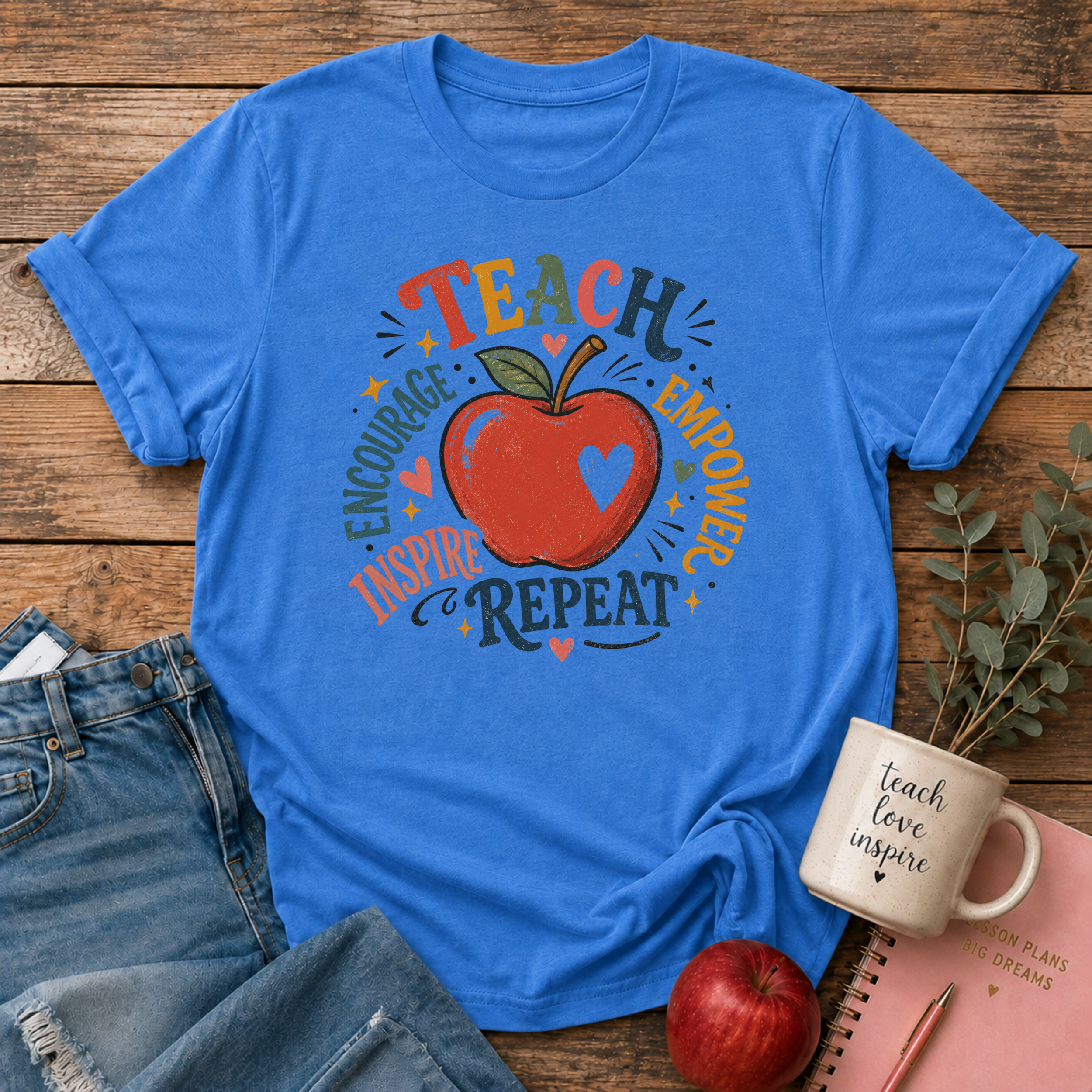 Teach Inspire Repeat T-shirt