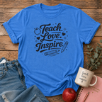 Teach Love Inspire Black T-shirt