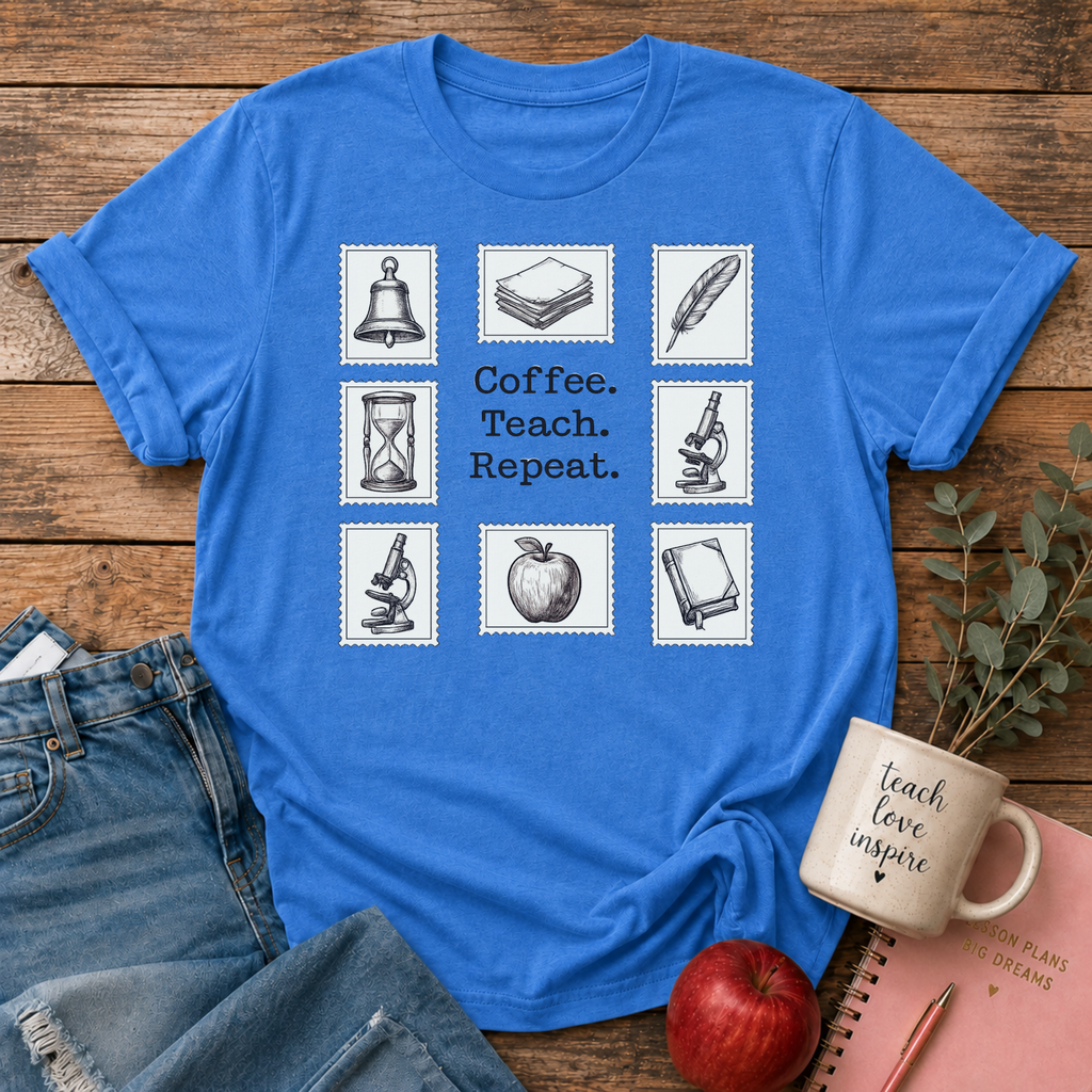 CoffeeTeachRepeat T-shirt