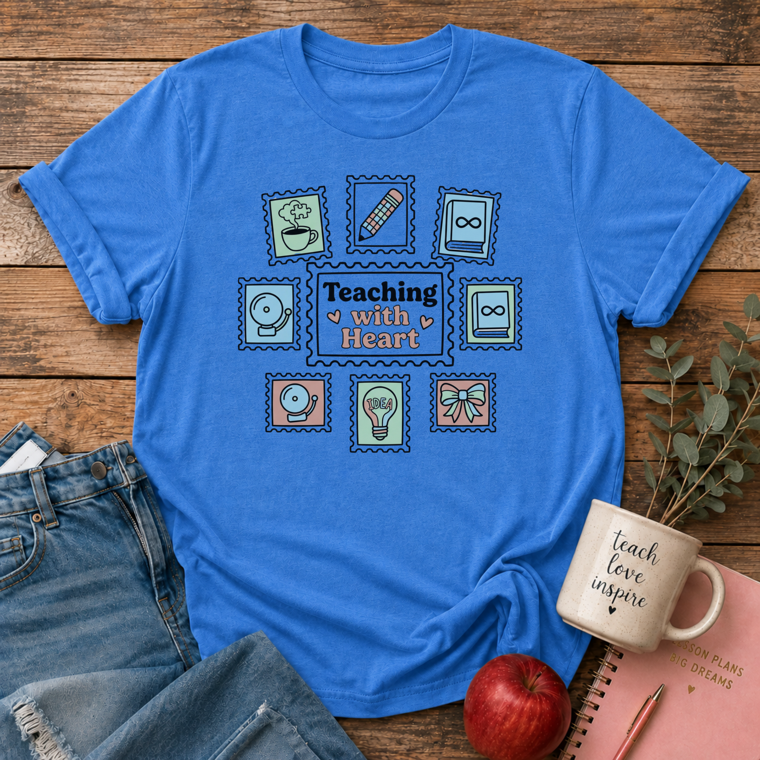 Teaching With Heart T-shirt