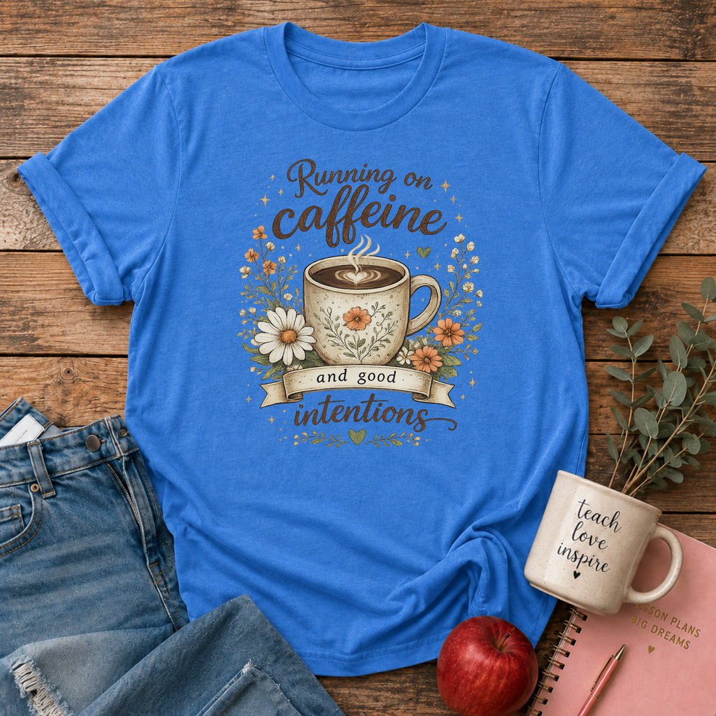 Caffeine & Good Intentions T-shirt