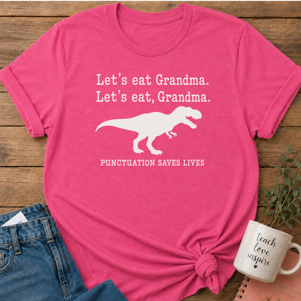 Punctuation Saves Lives T-shirt