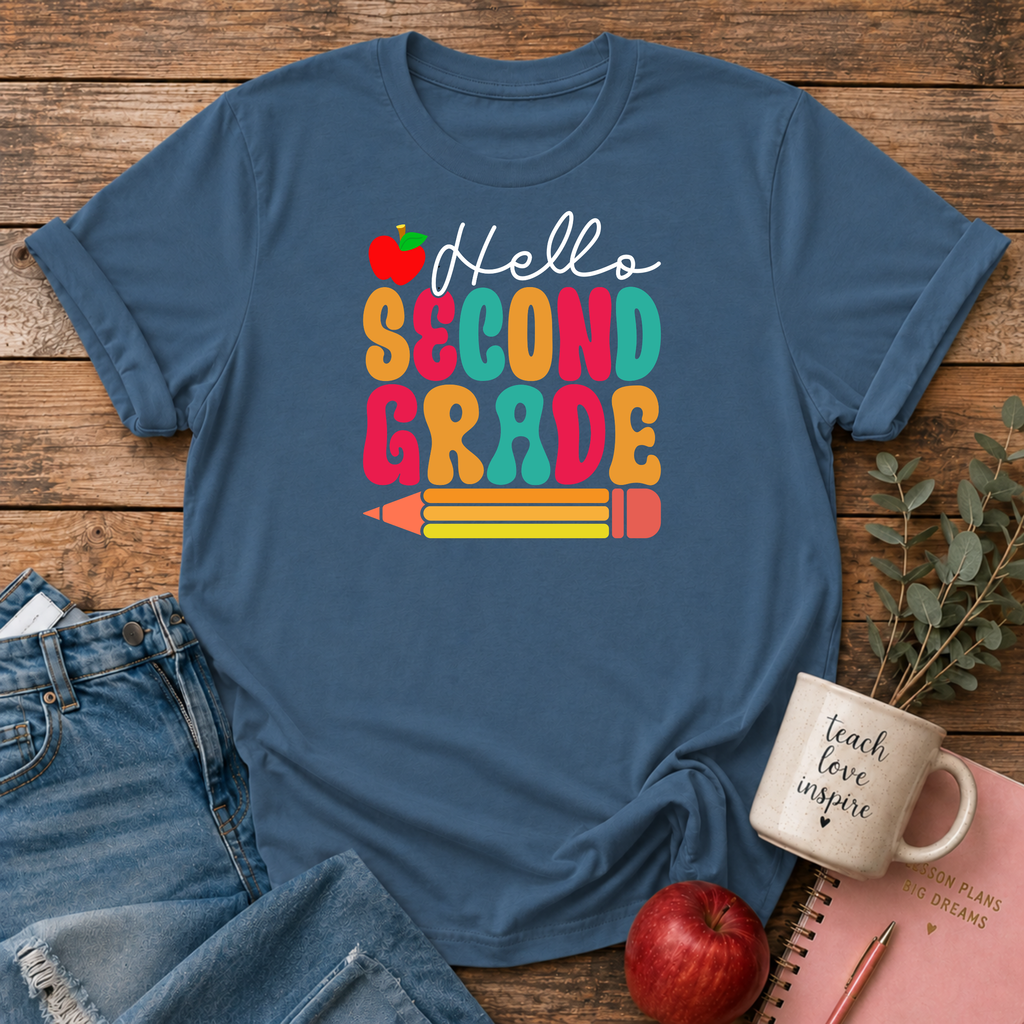 Hello Second Grade T-shirt