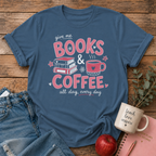 Books & Coffee T-shirt