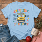 School Bus Teacher T-shirt