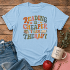 Funny Reading Therapy T-shirt