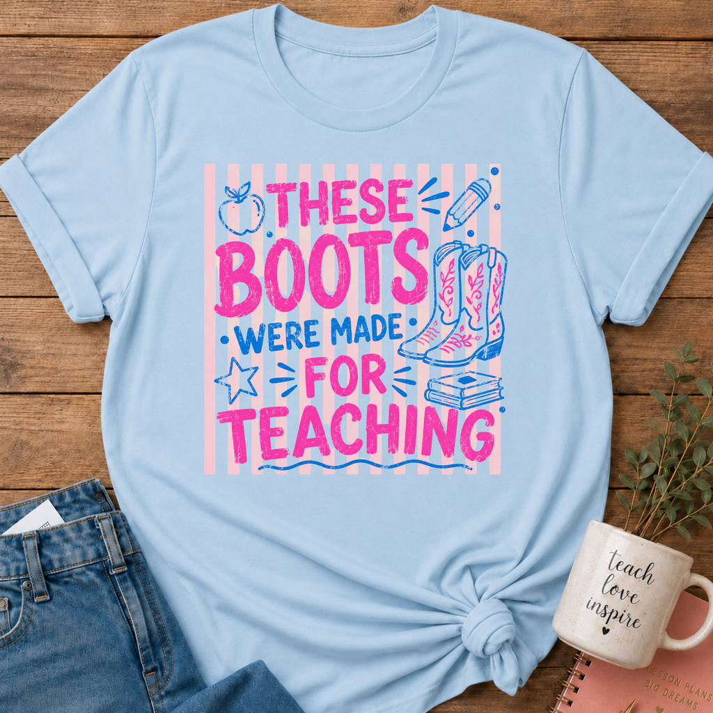 Teaching Boots T-shirt