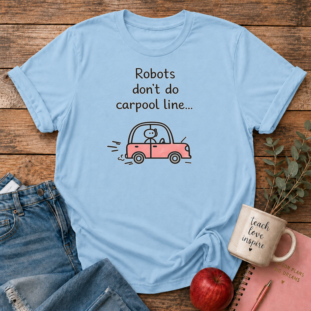 Robots Don't Do Carpool T-shirt