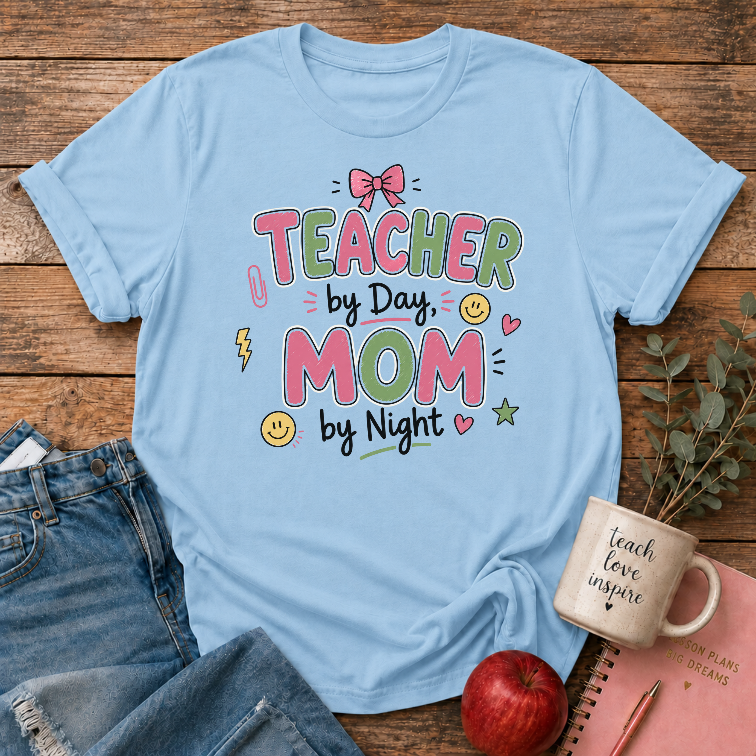 Teacher Mom T-shirt