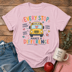 School Bus Teacher T-shirt