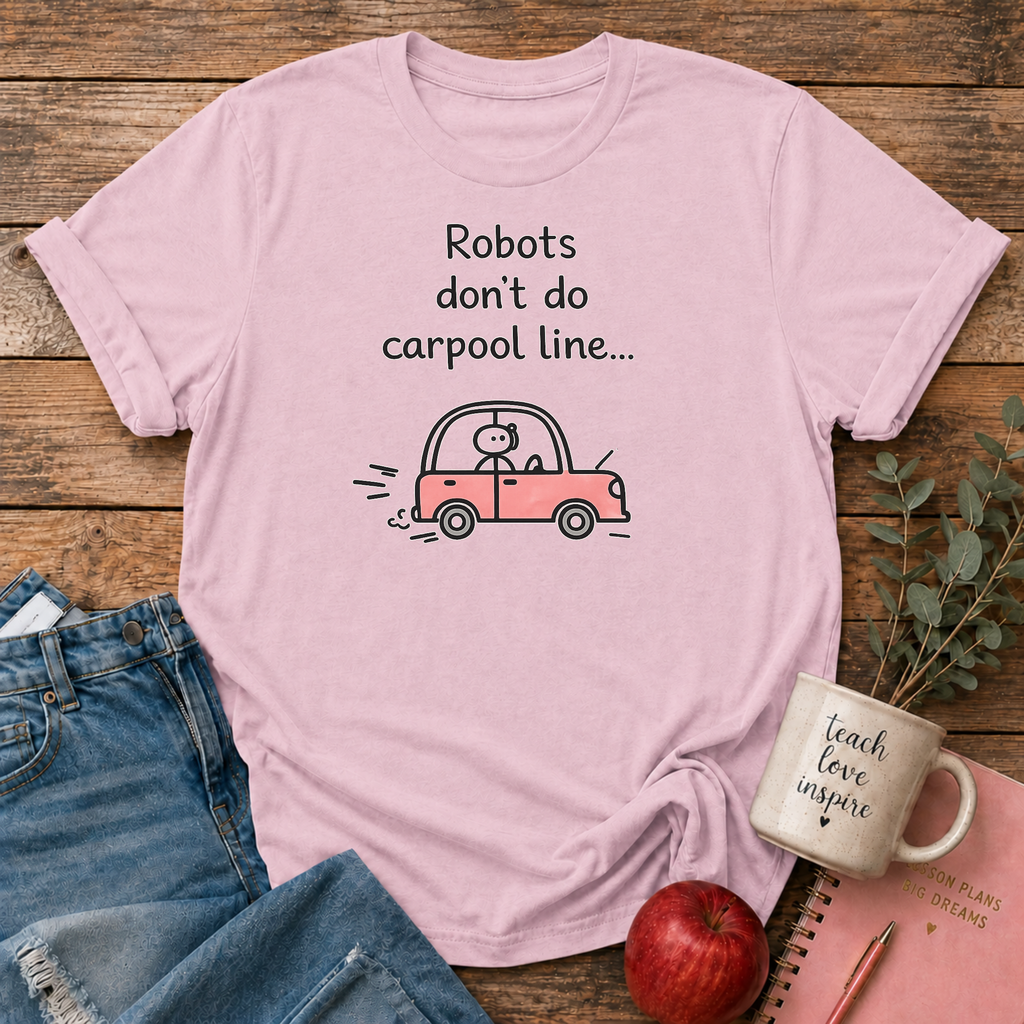 Robots Don't Do Carpool T-shirt
