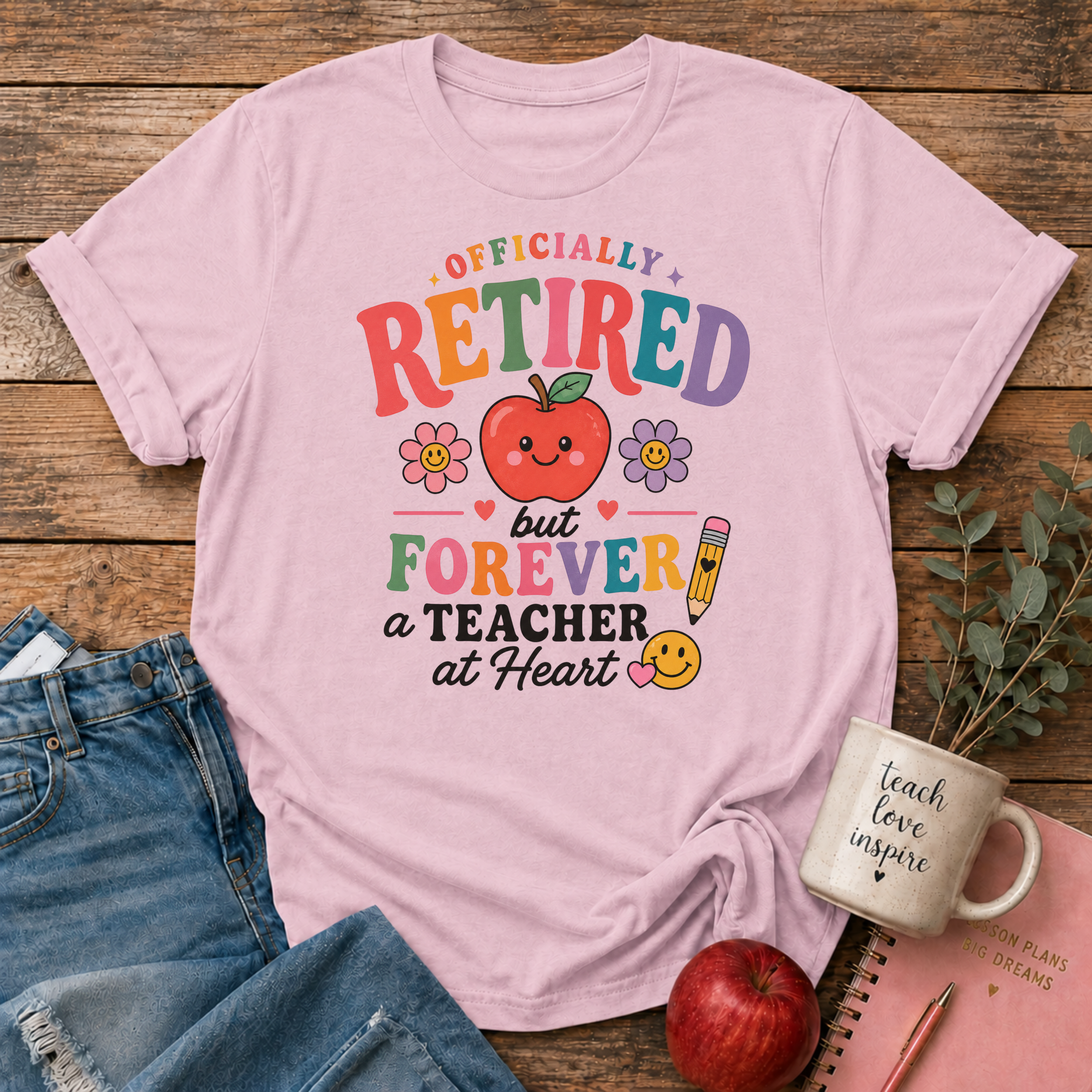 Retired Teacher T-shirt