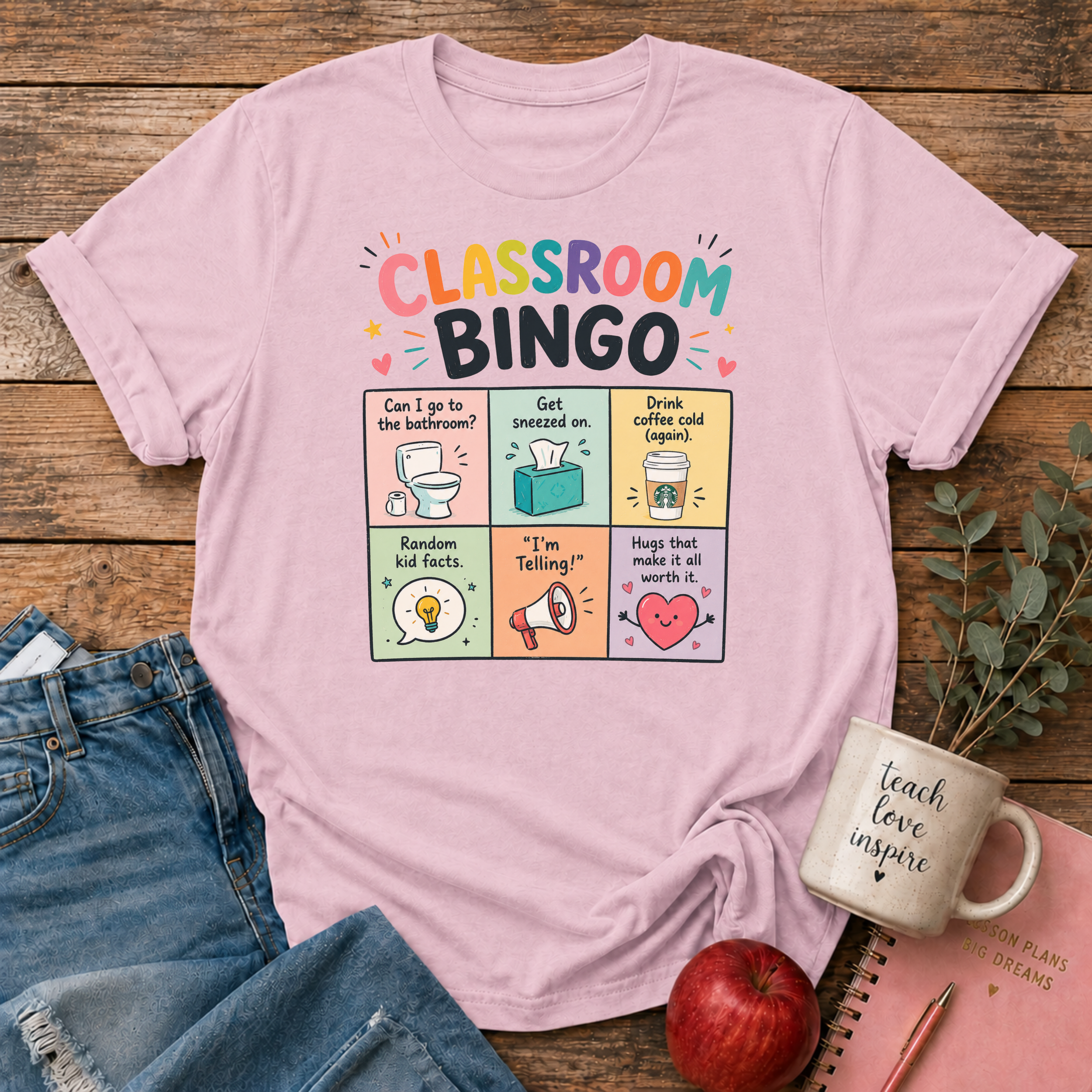 Classroom Bingo T-shirt