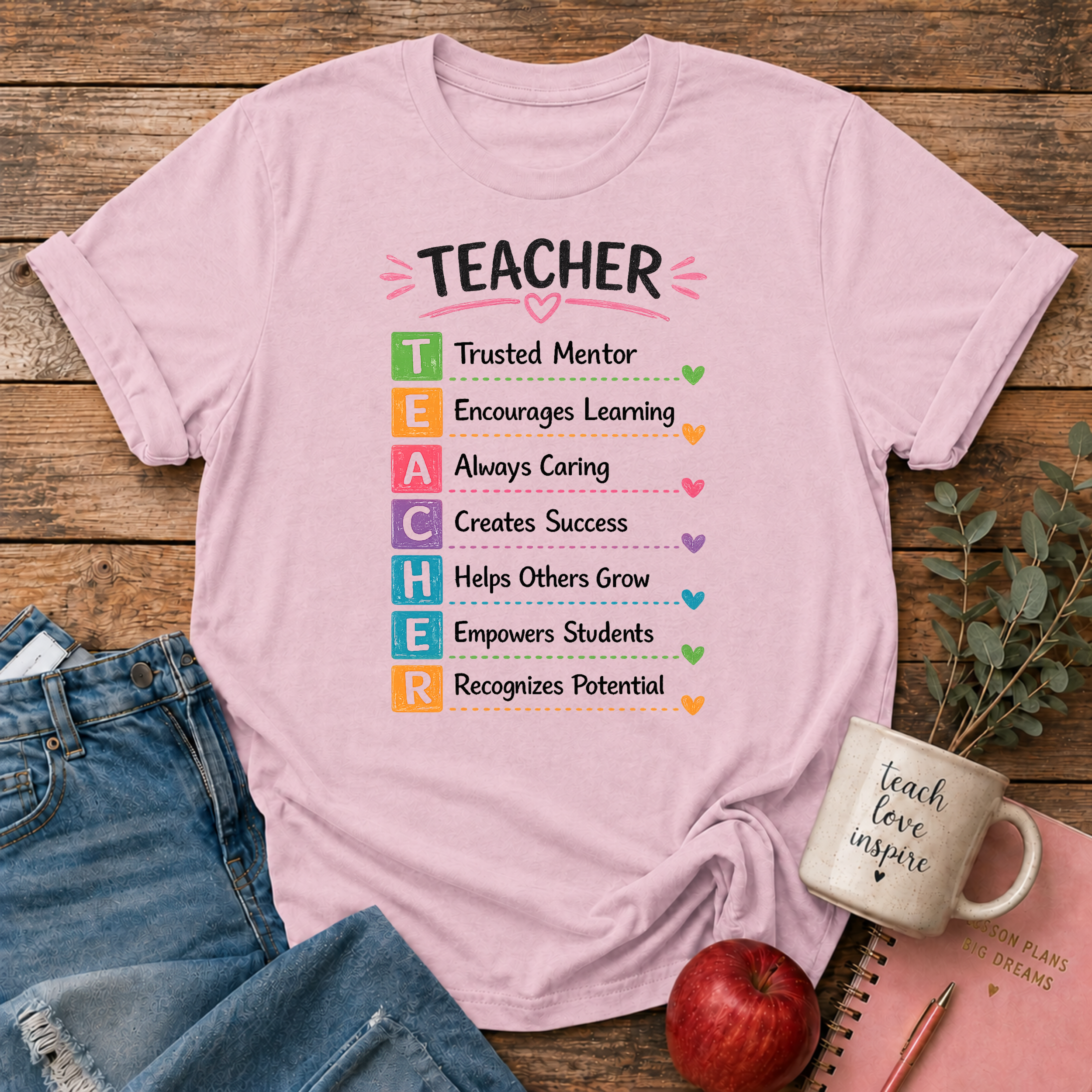 Teacher List T-shirt