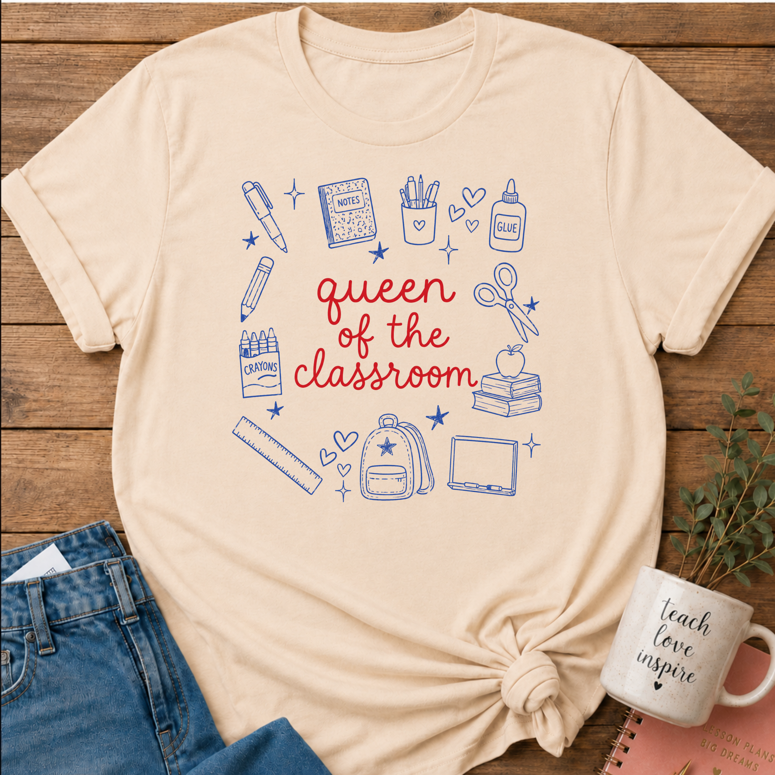 Queen of the Classroom T-shirt