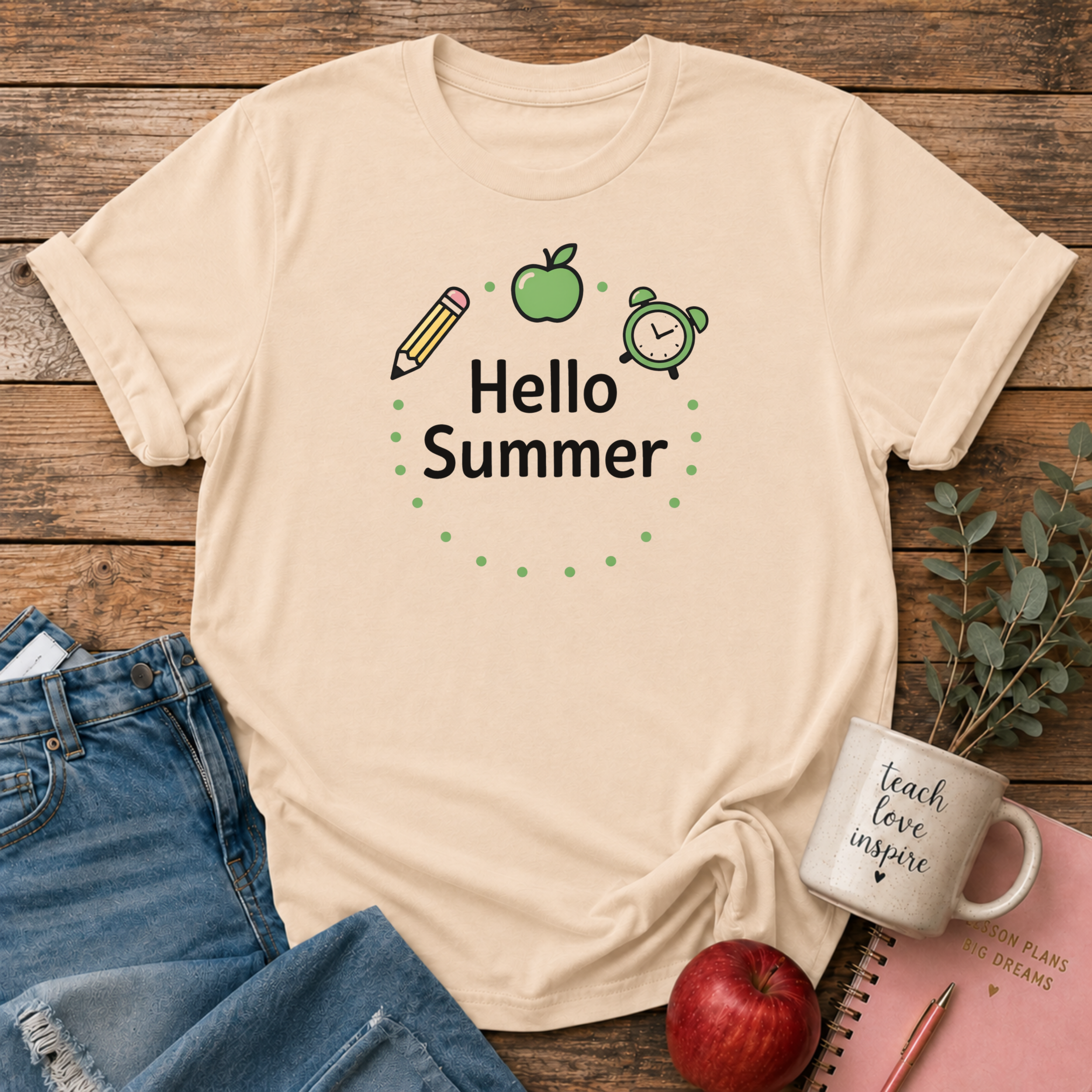 Hello Summer Pencil T-shirt