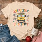 School Bus Teacher T-shirt