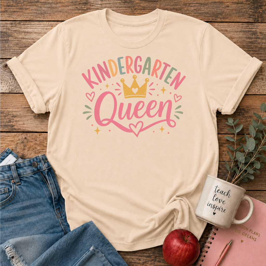 Kindergarten Queen T-shirt