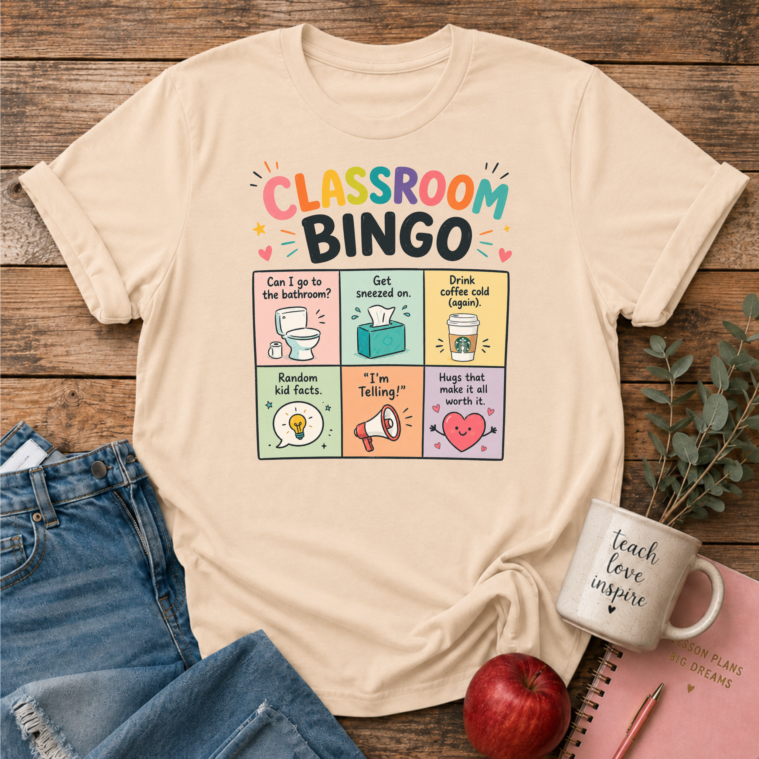 Classroom Bingo T-shirt
